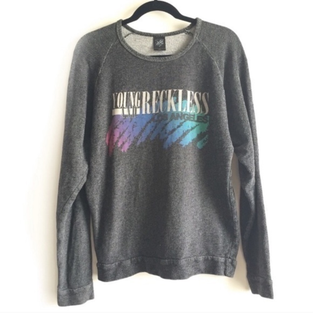 Young and Reckless Graphic Top FLAWED Large